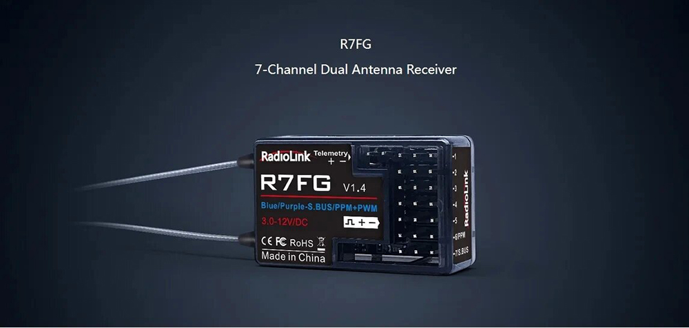 RadioLink-R7FG-24GHz-7CH-Empfaumlnger-mit-Dualantenne-SBUSPPMPWM-Integriertem-Gyro-fuumlr-Radiolinks-2007288-4